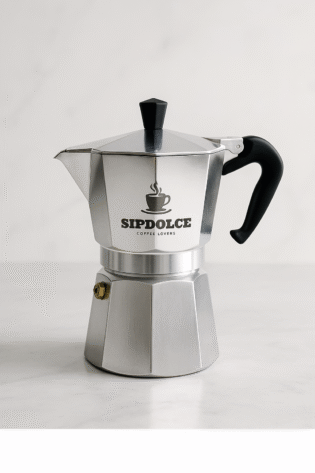 Cafetera Italiana SipDolce – Prensa/Moka Pot 6 tazas