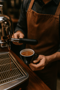 Preparando un espresso perfecto